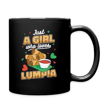 Lumpia Philippines Filipino Food - Mug uni - noir - Droite