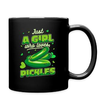 Cucumber Cucumber Cucumber Cucumber Food Dill - Full Colour Mug - black - Right