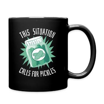 Cucumber Cucumber Cucumber Cucumber Food Dill - Full Colour Mug - black - Right