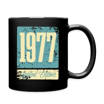 1977 Naissance Anniversaire Année de naissance - Mug uni - noir - Droite