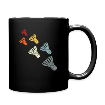 Badminton - Full Colour Mug - black - Right
