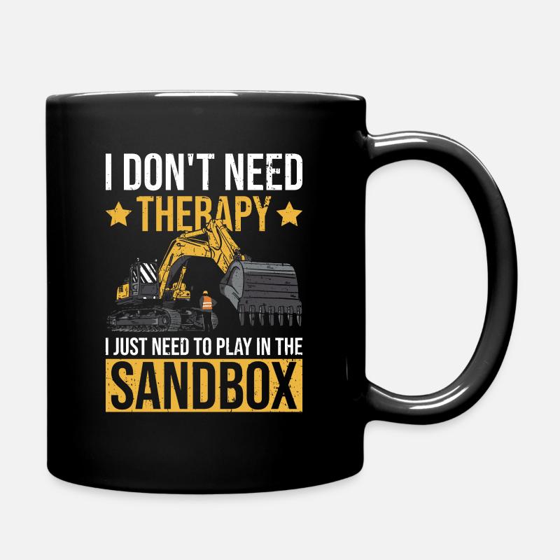Bagger Baggerfahrer - Mug uni - noir