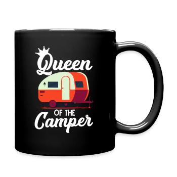 Queen of the camper - Full Colour Mug - black - Right