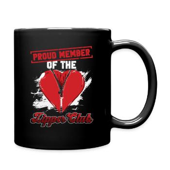 Herzoperation Herz OP Herztransplantation - Mug uni - noir - Droite