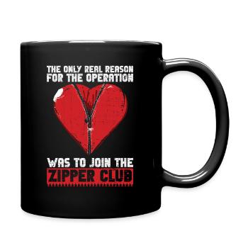 Überlebender Der Operation Am Offenen Herzen - Mug uni - noir - Droite