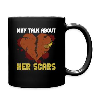 Herz Opération Herzoperation - Mug uni - noir - Droite