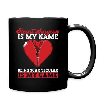 Herzchirurg Chirurg - Tasse einfarbig - Schwarz - Rechts