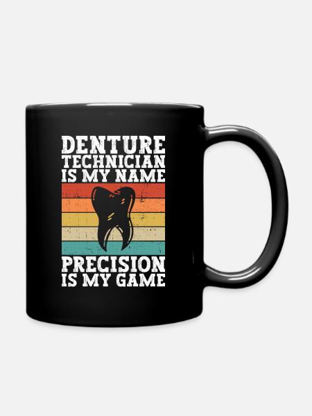 Zahntechniker Und Zahntechniker - Tasse einfarbig - Schwarz