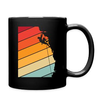 Escalade de bloc Escalade libre Escalade - Mug uni - noir - Droite