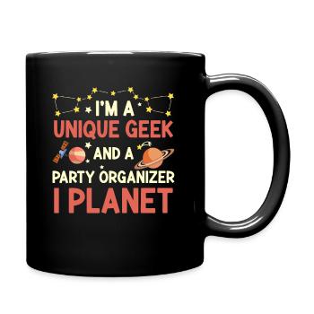 Wissenschaft Thema Geburtstagsfeier Astronomie - Tasse einfarbig - Schwarz - Rechts
