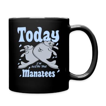 Seekuh Spruch - Tasse einfarbig - Schwarz - Rechts
