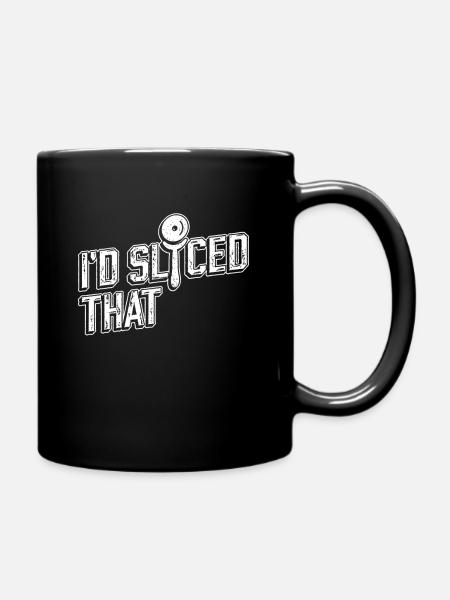 Pizzabäcker Pizza - Tasse einfarbig - Schwarz