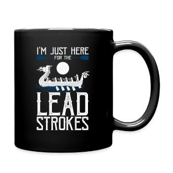 Viking Nordic Dragon Boat - Full Colour Mug - black - Right