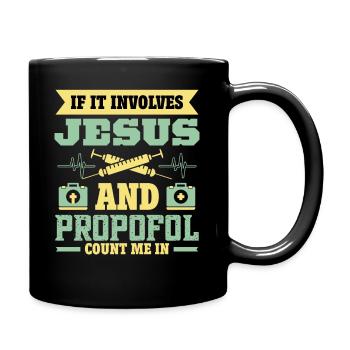 Anesthésiste Anesthésiste Anesthésie - Mug uni - noir - Droite