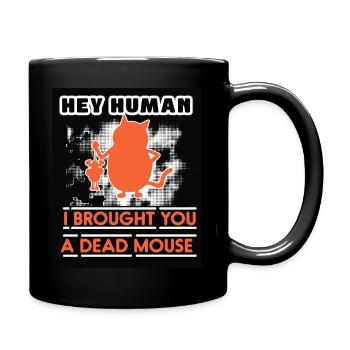 Hey Humain - Mug uni - noir - Droite