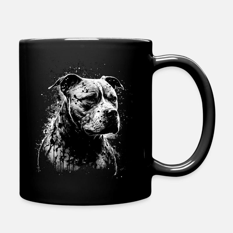 Pitbull - Tasse einfarbig - Schwarz