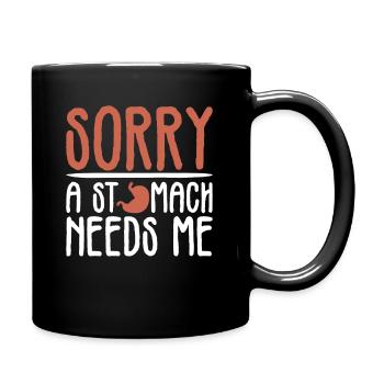 Magenchirurg Adipositaschirurgie - Tasse einfarbig - Schwarz - Rechts