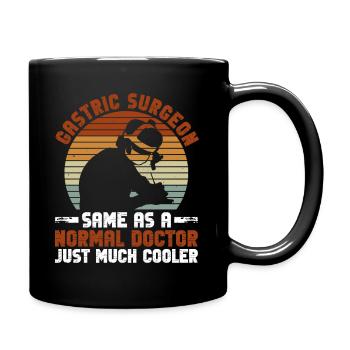 Magenchirurg Chirurg Magenbypass - Tasse einfarbig - Schwarz - Rechts