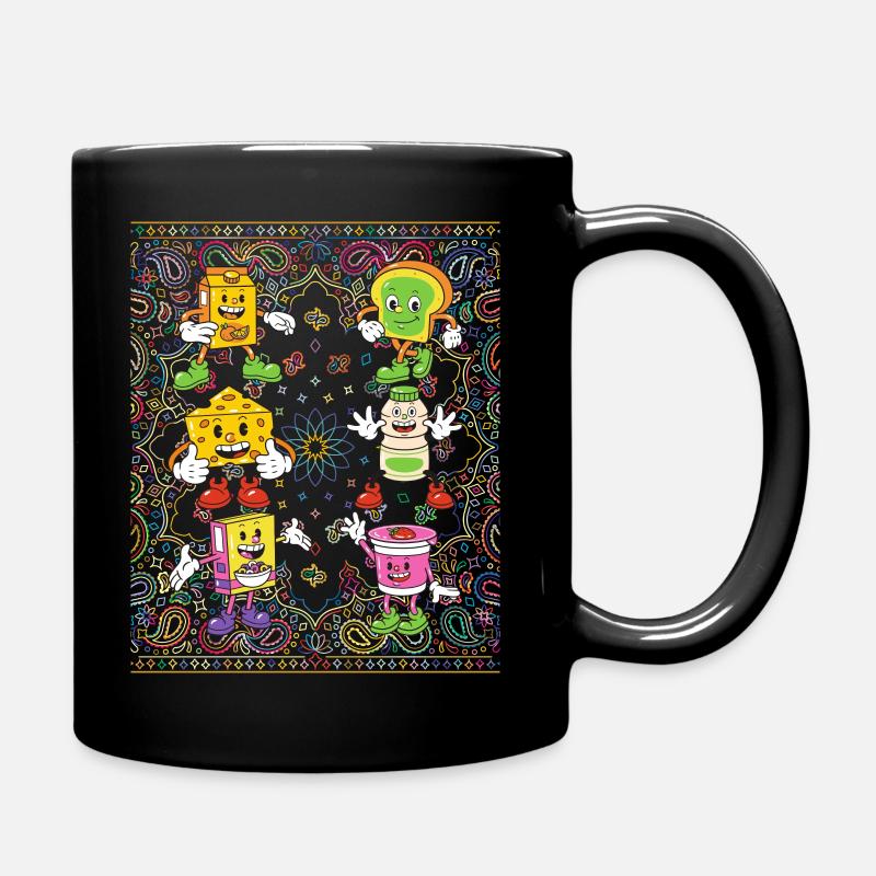 Cartoon - Full Colour Mug - black