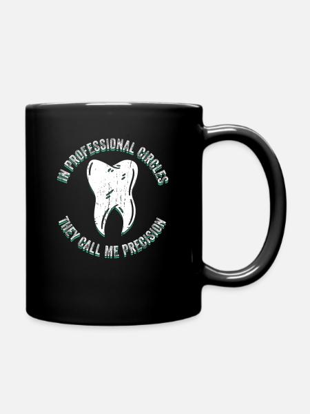 Zahntechniker - Tasse einfarbig - Schwarz