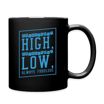 Diabetic Pancreas Diabetes Awareness - Full Colour Mug - black - Right