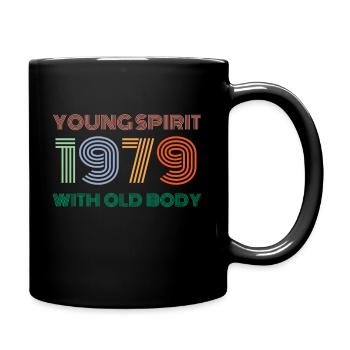 1979 Vintage - Tasse einfarbig - Schwarz - Rechts
