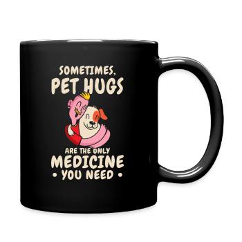 Dog Pet Hug Medicine Dog Lover - Mug uni - noir - Droite