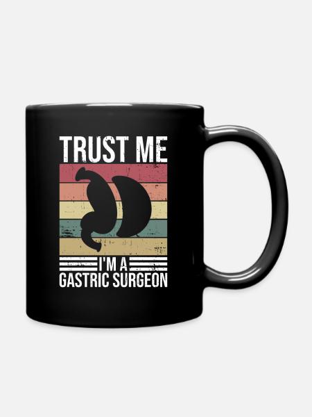 Magenchirurg - Tasse einfarbig - Schwarz
