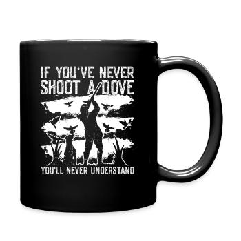 Taubenjagd Taubenjäger Taube Vogeljagd - Mug uni - noir - Droite