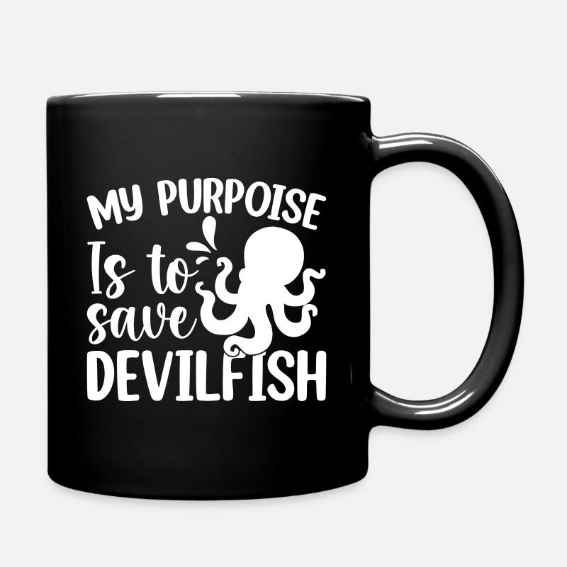 Poisson diable Poisson diable - Mug uni - noir