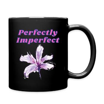 Perfectly Imperfect - Full Colour Mug - black - Right