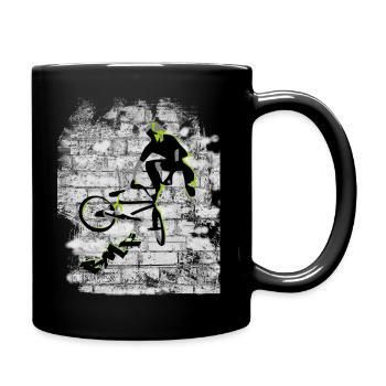 Vélo BMX - Mug uni - noir - Droite
