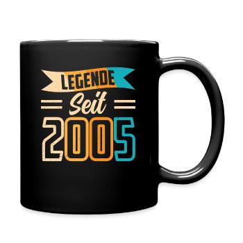 LEGENDE SEIT 2005 - Tasse einfarbig - Schwarz - Rechts