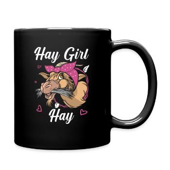 Hay Girl HAY - Full Colour Mug - black - Right