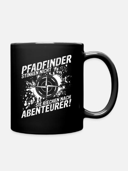 Pfadfinder Stinken Nicht Sie Riechen Nach Abenteue - Tasse einfarbig - Schwarz