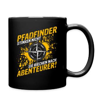 Pfadfinder Stinken Nicht Sie Riechen Nach Abenteue - Tasse einfarbig - Schwarz - Rechts