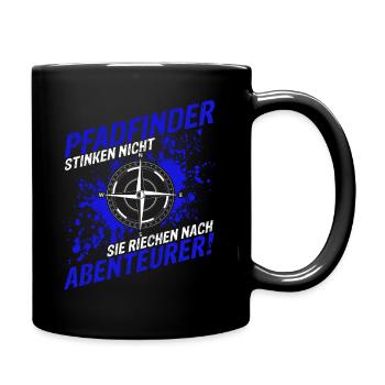 Pfadfinder Stinken Nicht Sie Riechen Nach Abenteue - Tasse einfarbig - Schwarz - Rechts