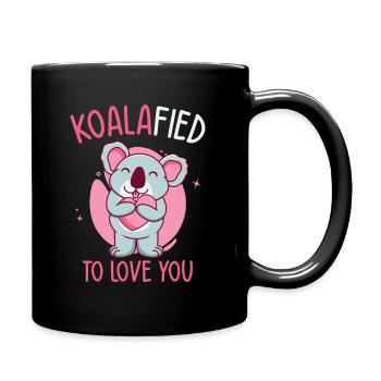 Saint-Valentin Koala Love Wildlife Koala Lover - Mug uni - noir - Droite
