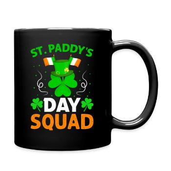 St. Patrick's Day Squad Irish Pride Clover - Full Colour Mug - black - Right