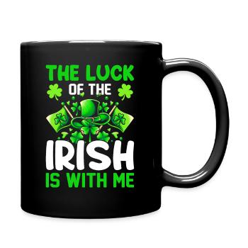 Saint-Patrick Le bonheur irlandais avec moi Green Klee - Mug uni - noir - Droite