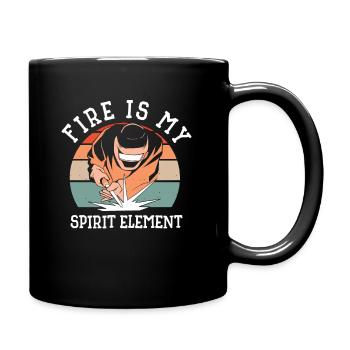 Welding Fire Spirit Element Metalworker Blacksmith - Full Colour Mug - black - Right
