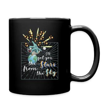 Star catcher - Sternenfänger - Full Colour Mug - black - Right