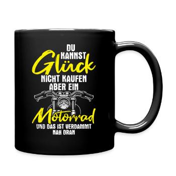 Motorradfans Speed Date Motorradliebhaber Hobby Ge - Tasse einfarbig - Schwarz - Rechts