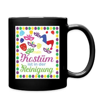 mein kostüm ist in der reinigung - Tasse einfarbig - Schwarz - Rechts