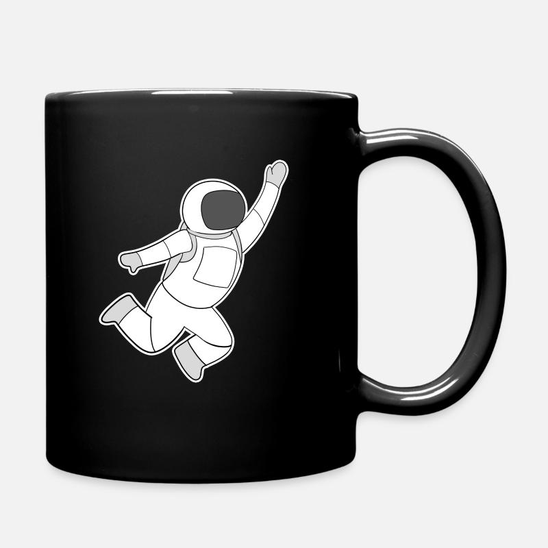 Astronauta Motif Space - Tazza monocolore - nero
