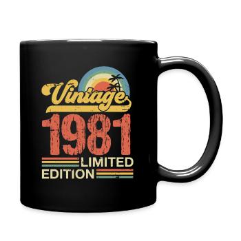 1981 - Tasse einfarbig - Schwarz - Rechts