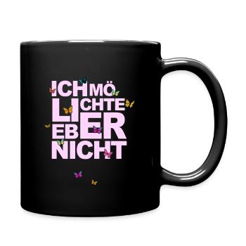 Bartleby der Schreiber - Ich möchte lieber nicht - Tasse einfarbig - Schwarz - Rechts