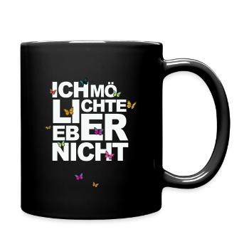 Bartleby der Schreiber - Ich möchte lieber nicht - Tasse einfarbig - Schwarz - Rechts