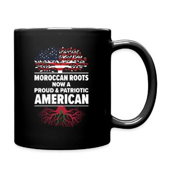 Né marocain Maroc États-Unis - Mug uni - noir - Droite