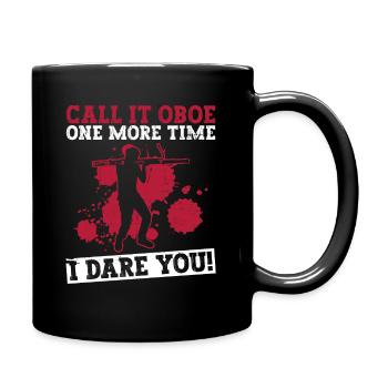 Fagott Fagottspieler - Tasse einfarbig - Schwarz - Rechts